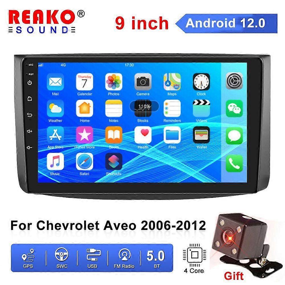REAKOSOUND 9'' Car Radio For Chevrolet Lova Captiva Gentra Aveo Epica 2006-2011 Multimedia GPS Wireless CarPlay Android Auto Stereo