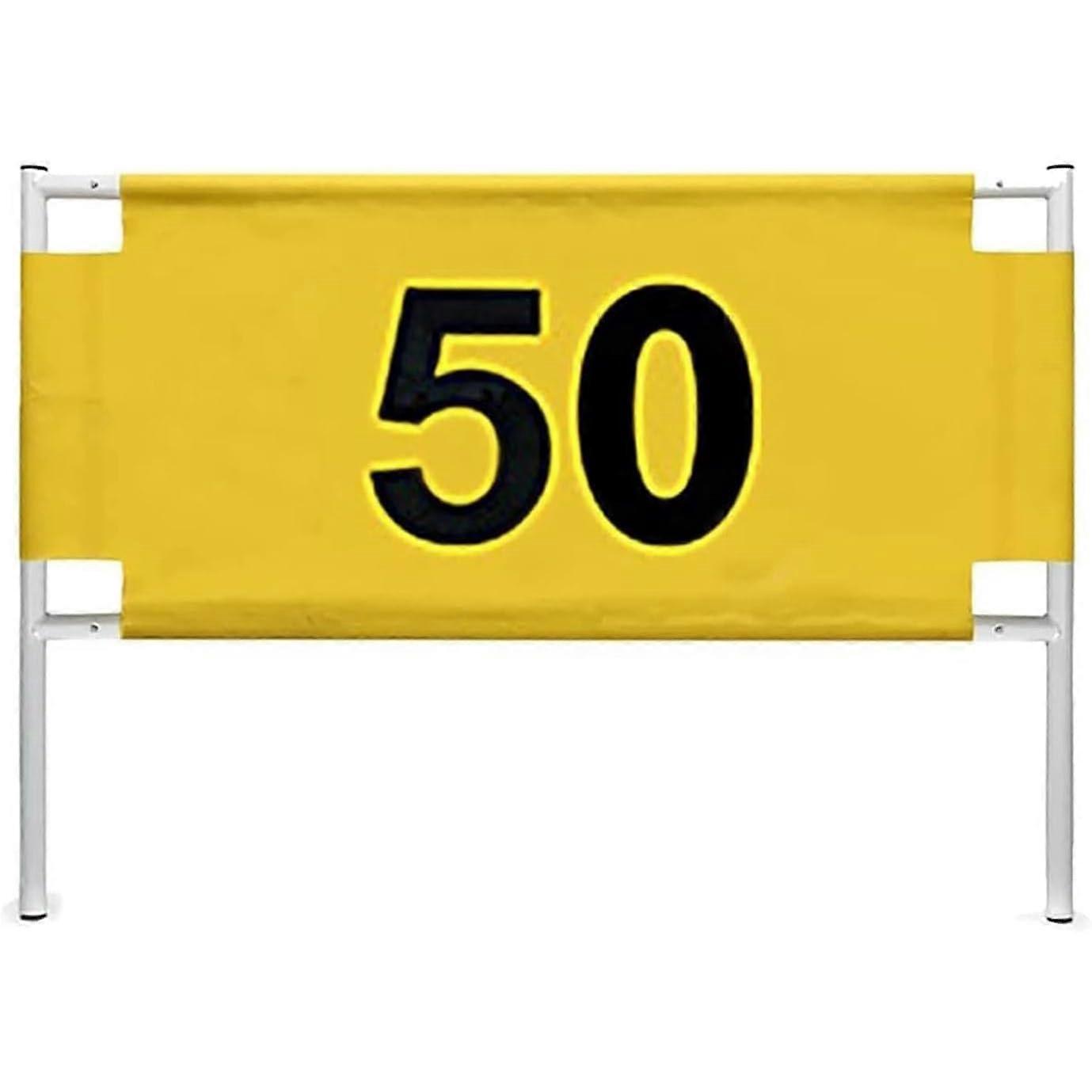 Golf Range Finder With Digital Display, Driving Range Equipment, Sunlight-Visible, Rainproof, Bay Number Labels, Model 60