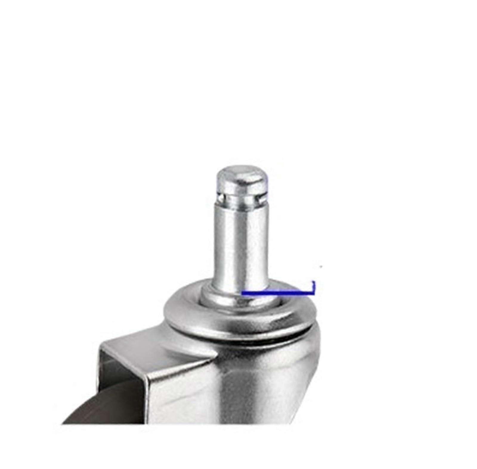 4 Pieces/lot Elastic retaining Ring TPE Caster 1/1.25/1.5/2 inch Computer Swivel Chair Silent