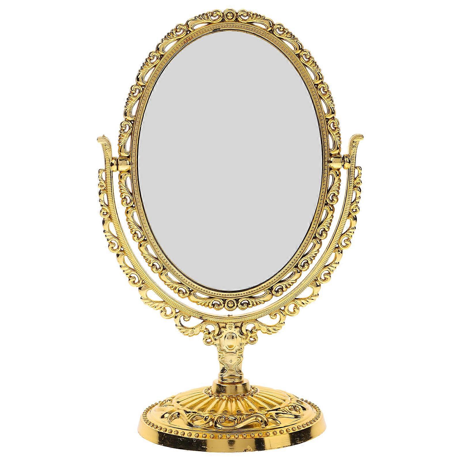 Beautiful Vintage Mirror Serving as Both Practical Tool and Room Decor