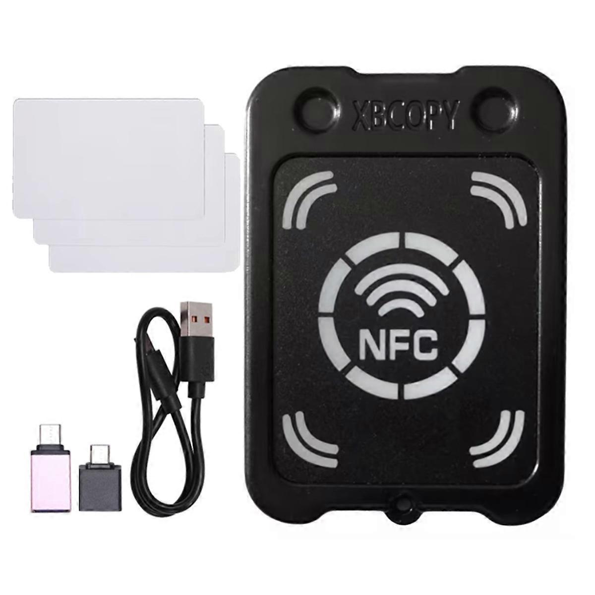 RFID Smart Chip Card Reader Copier+3xCUID Card NFC Encryption Key Reader IC 13.56Mhz RFID Token Clo