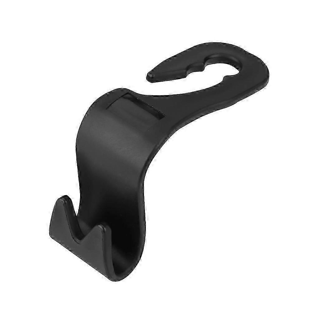 4pcs Universal Car SUV Back Seat Headrest Hooks Storage Hanger Black