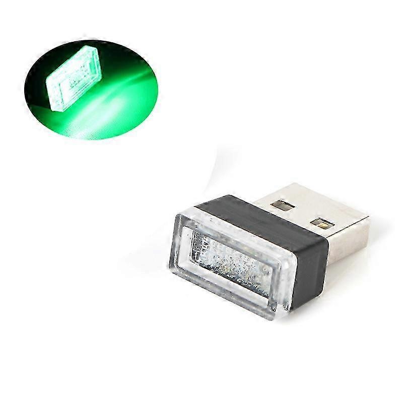 7 Colors Mini USB LED Atmosphere Lights for Cars, Portable Decorative Lamp for PC Interior, Ambient Emergency Lighting in Blue