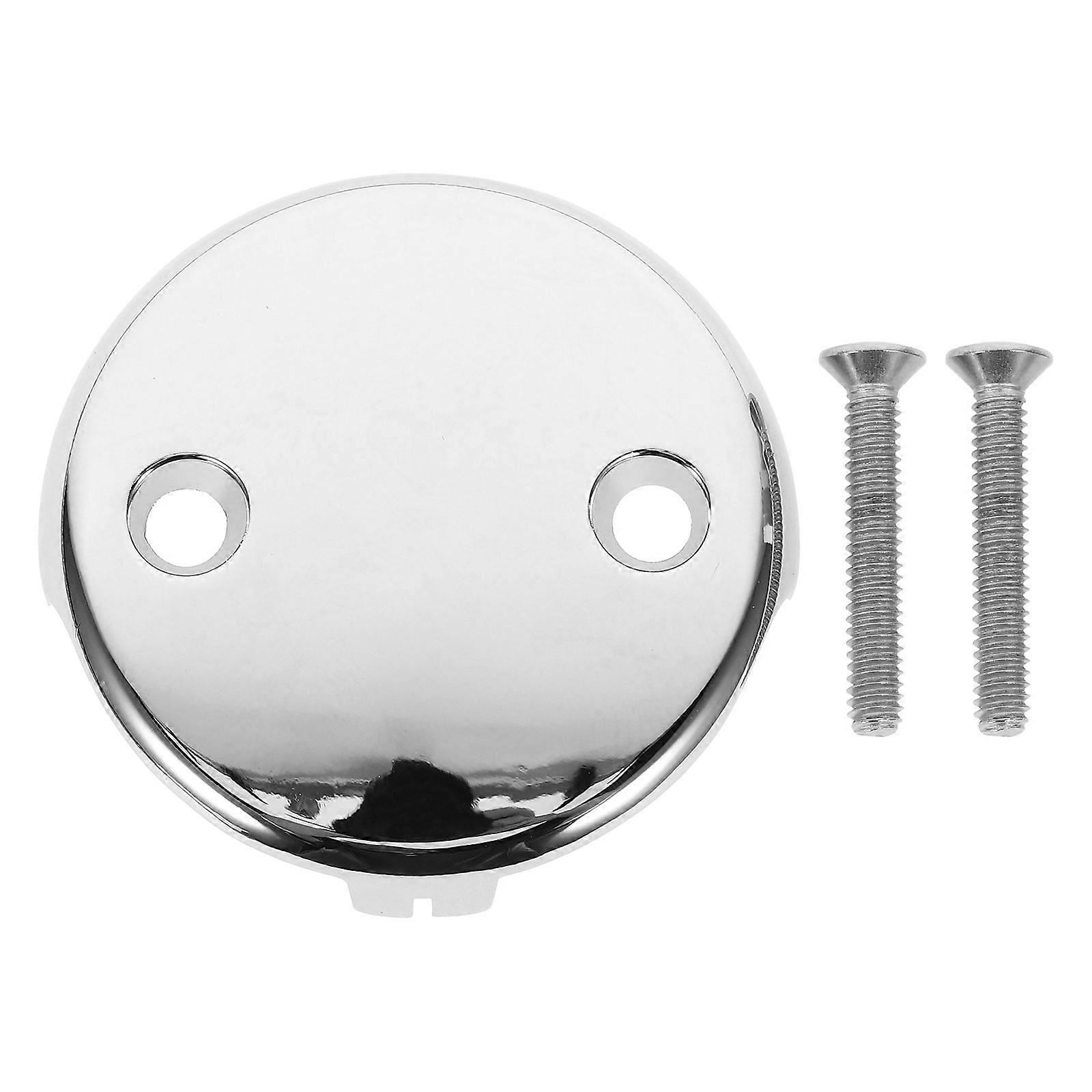 Bathtub Stopper Replacement Bath Tub Plug For Quick Drainage Style Silver Color 1Set