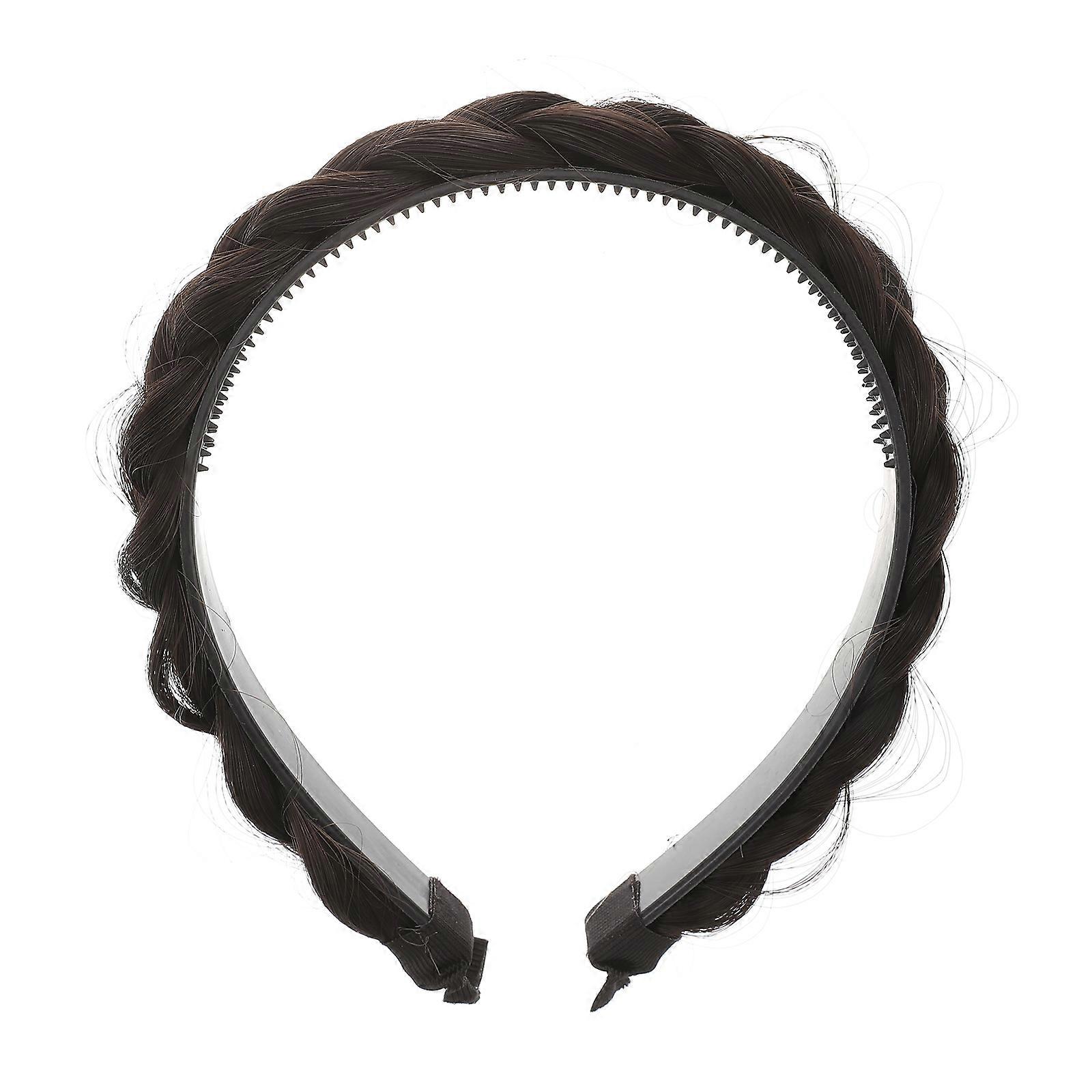 Braid Headband for Women Fishtail Wig Hair Decoration, Versatile Headdress for Daily Wear, Parties & Sports, Durable High Temperature Design, Eye