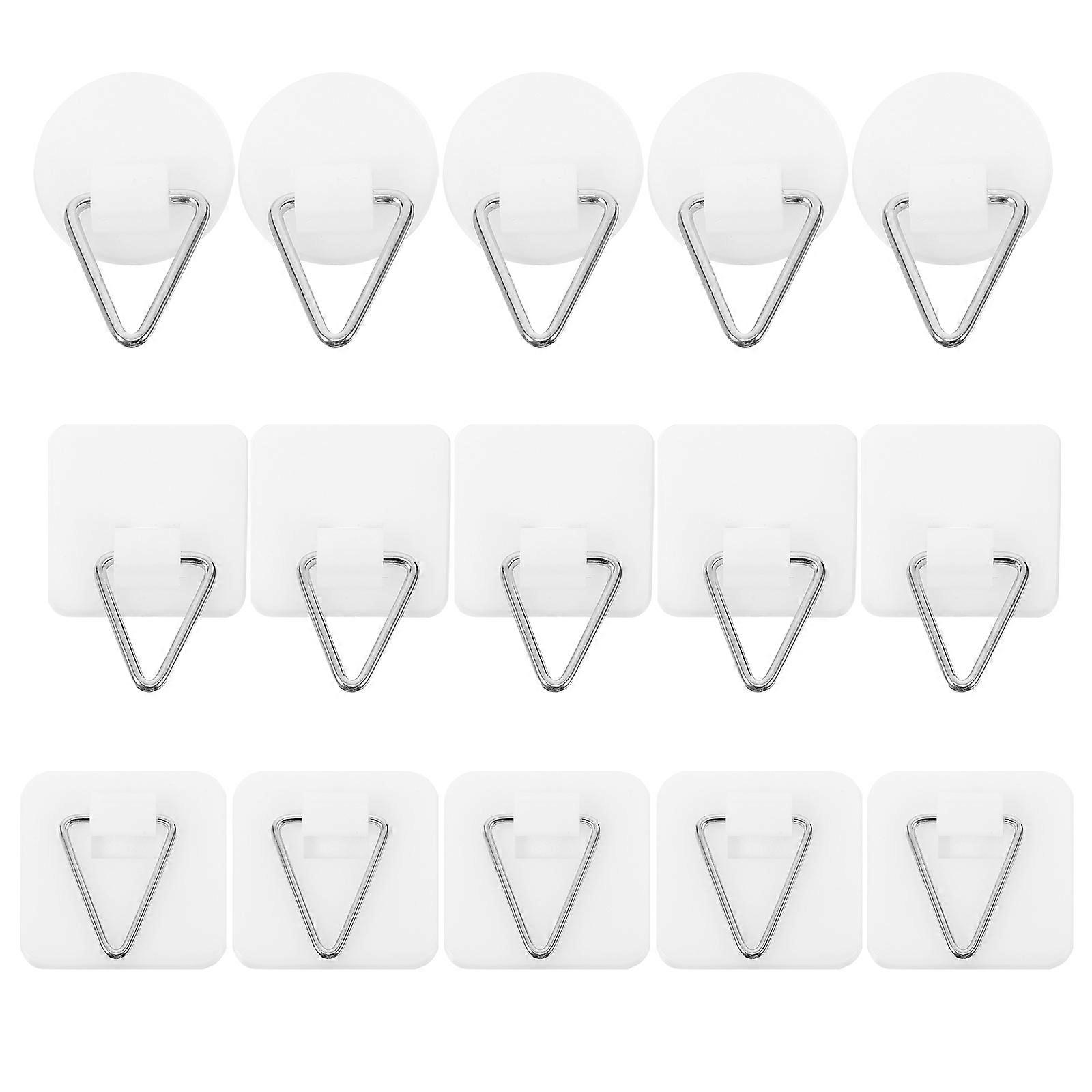 45 Pack Self Adhesive Wall Hooks for Hanging Frames, Plates, and Home Decor – Ideal for Kitchen, Bathroom, Office, and Living Spaces