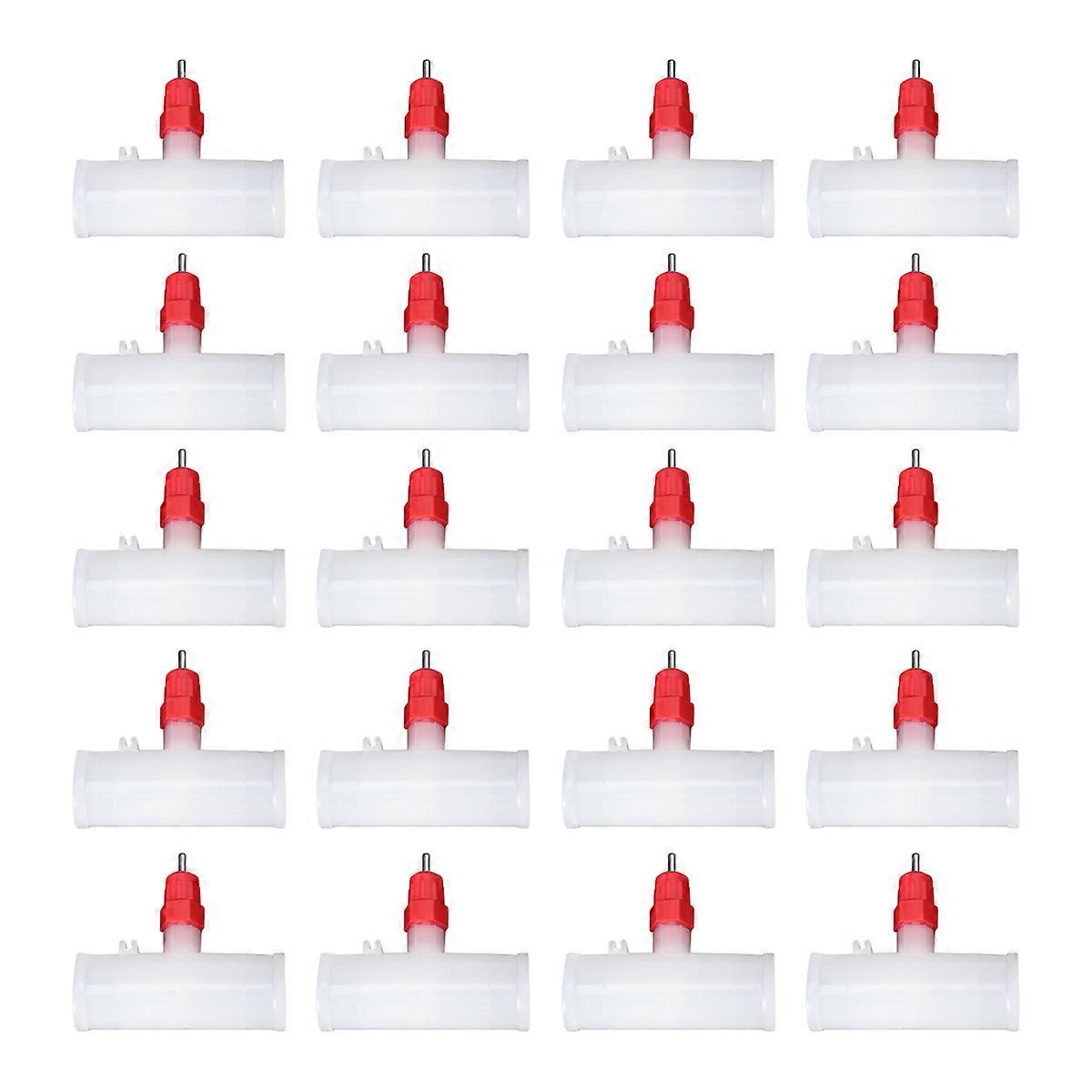 Chicken Waterer Nipples For Pipes Buckets Chickens Geese 20Pcs