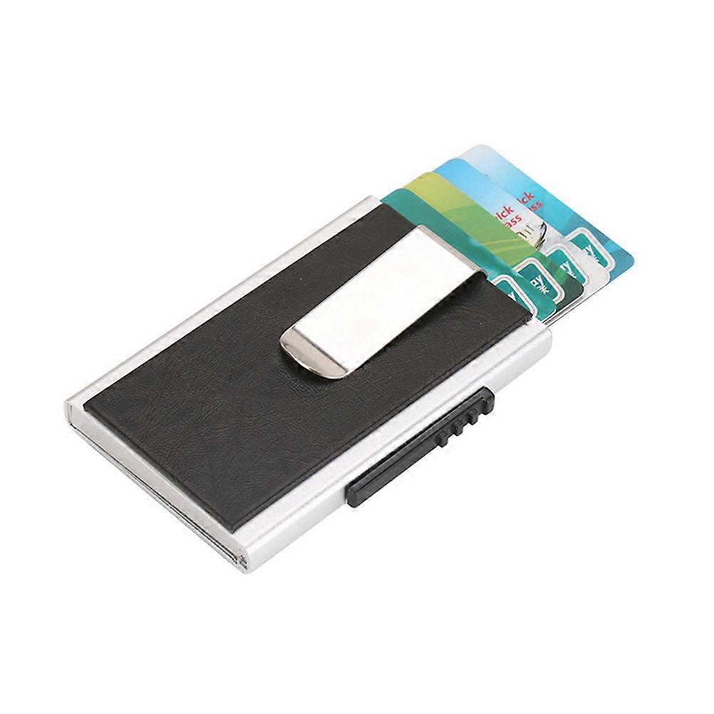Credit Card Wallet For Men Aluminum Alloy Wallet Blocking Anti-Theft Daily Use 9.5 X 6.5 X 1.5Cm 1Pack