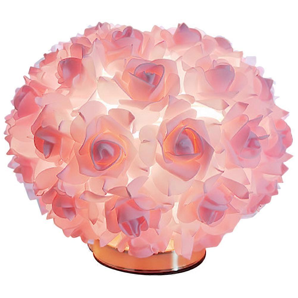 Rose Light Table Lamp with Romantic Floral Design, USB Battery Powered, Warm Ambiance for Bedroom Decor, Valentine's Day & Special Occasions