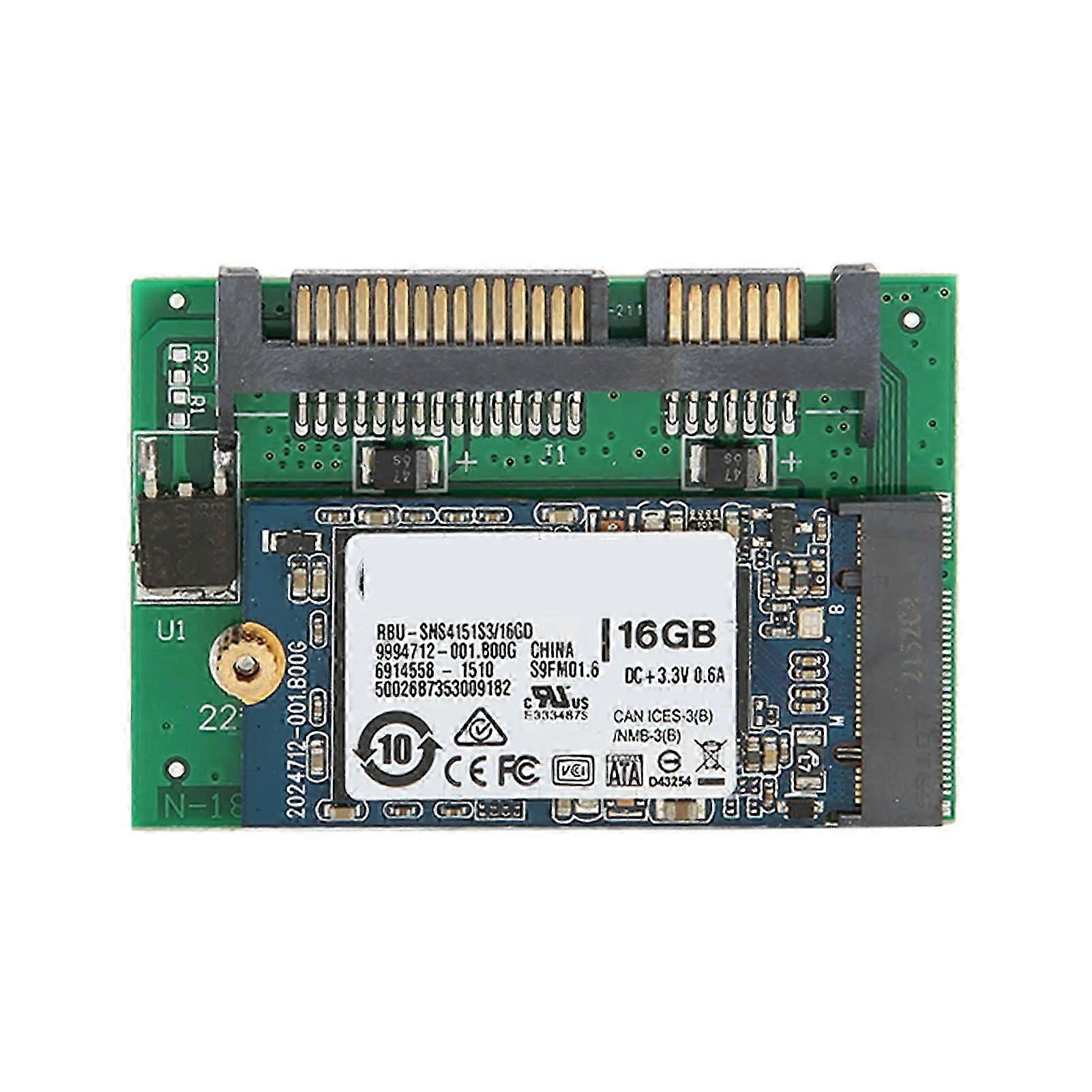 SATA Adapter M.2 SSD 2 in 1 Large Capacity Stable Reliable Portable Plug and Play Computer Accessories 16GB