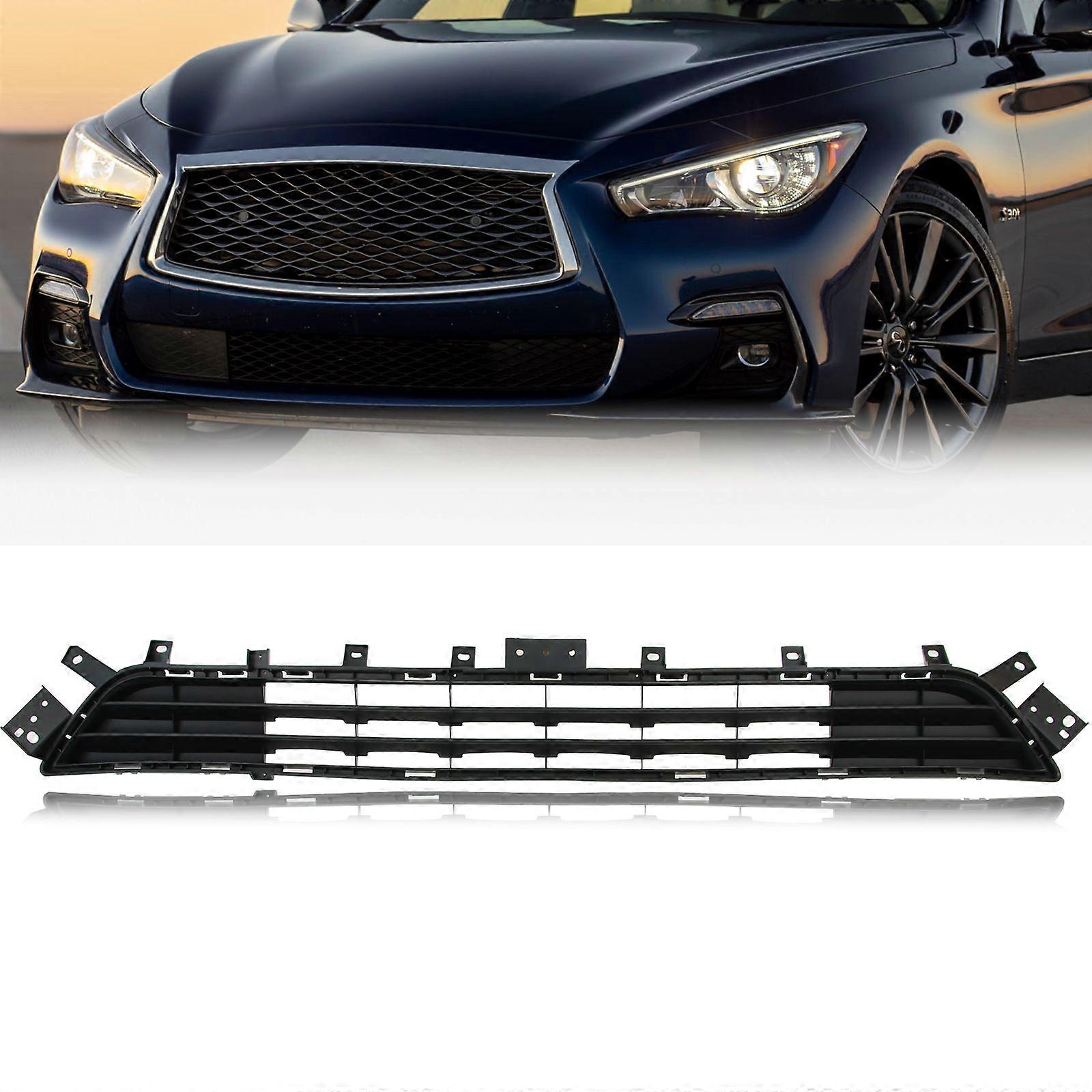 Front Grill for 2018 Infiniti Q50 MAT BLACK MK03702