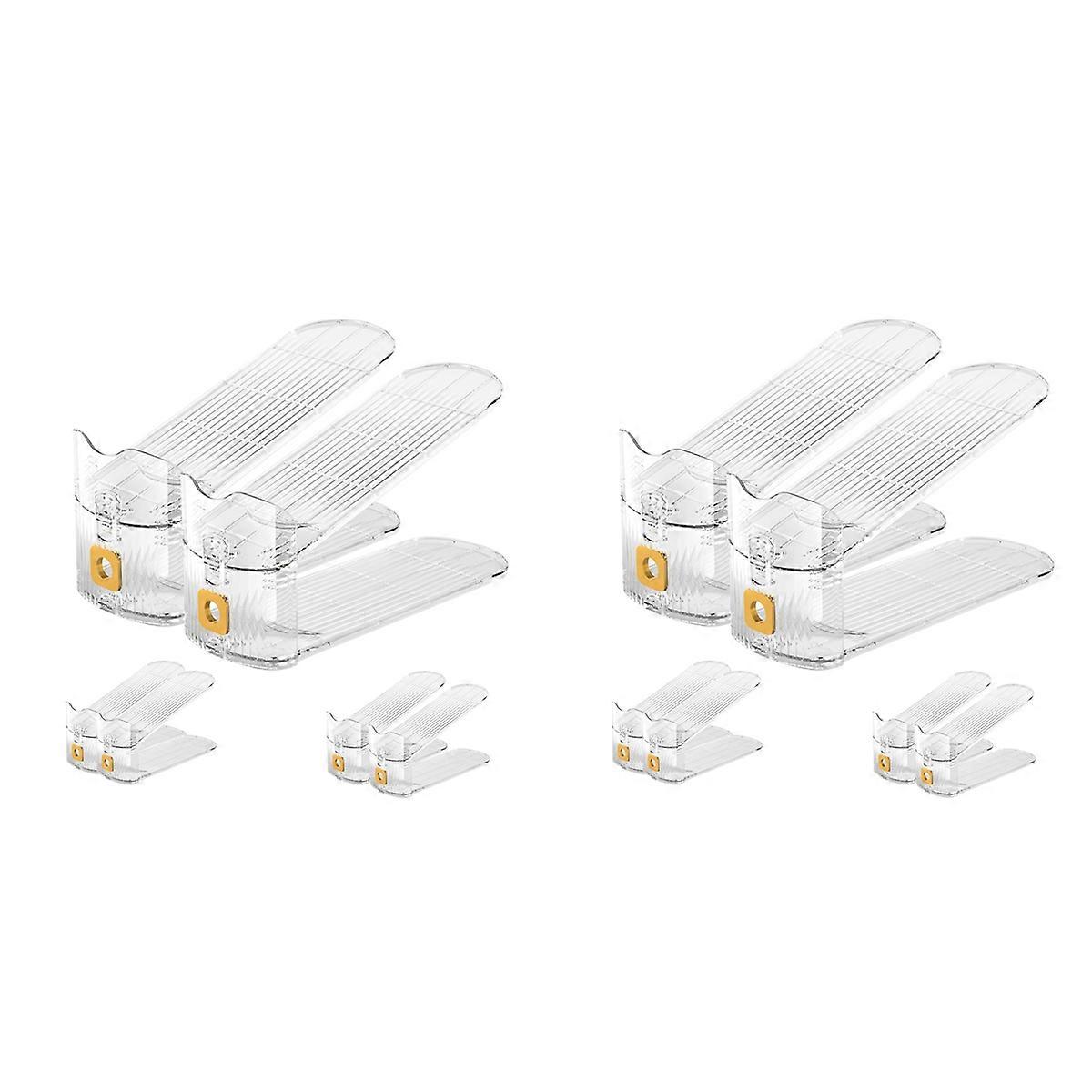 Shoe Stacker 6Pack Adjustable Shoe Slots Space Saver Shoe Rack