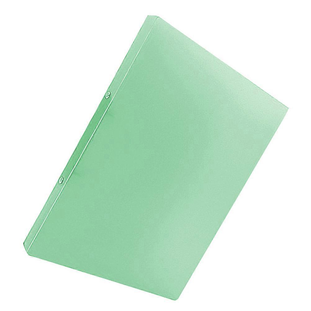 File Folder Organizer A4 Size Light Green Color Easy to Carry Suitable For Business People 1Set