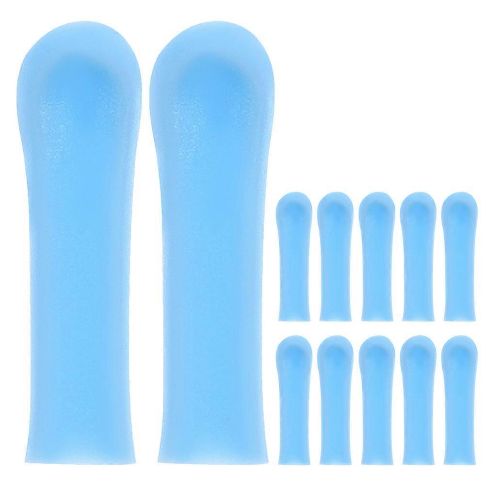 Plastic Ear Cleaner Soft Silicone Ear Spoon Sleeves Replaceable Design For Adults 12Pcs
