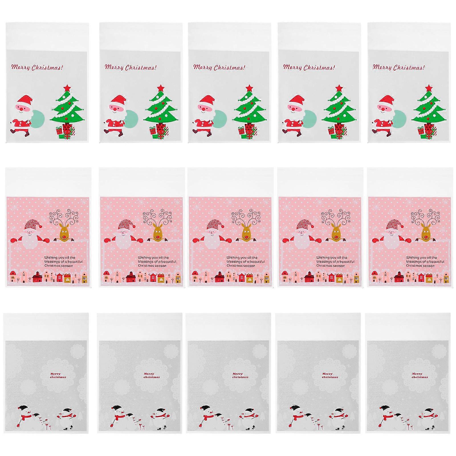 Festive Cookie Packaging 1 Set 300 Pcs Assorted Color Bags Ideal For Storing Candy Biscuit And Nougat Treats