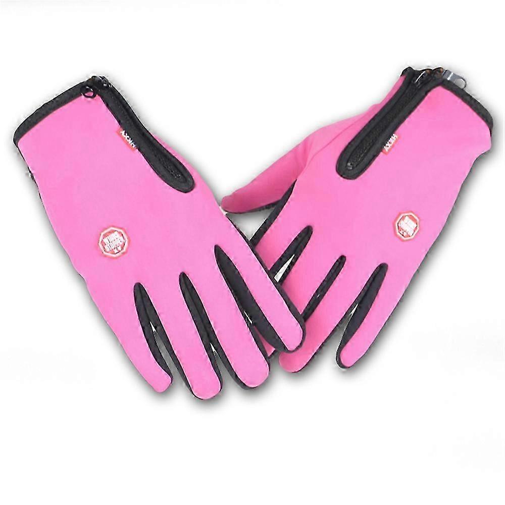 Yeni Kış Eldivenleri Erkekler Kadınlar Dokunma Soğuk Su Geçirmez Motosiklet Döngüsü Eldiven Erkek Açık Spor Artı V