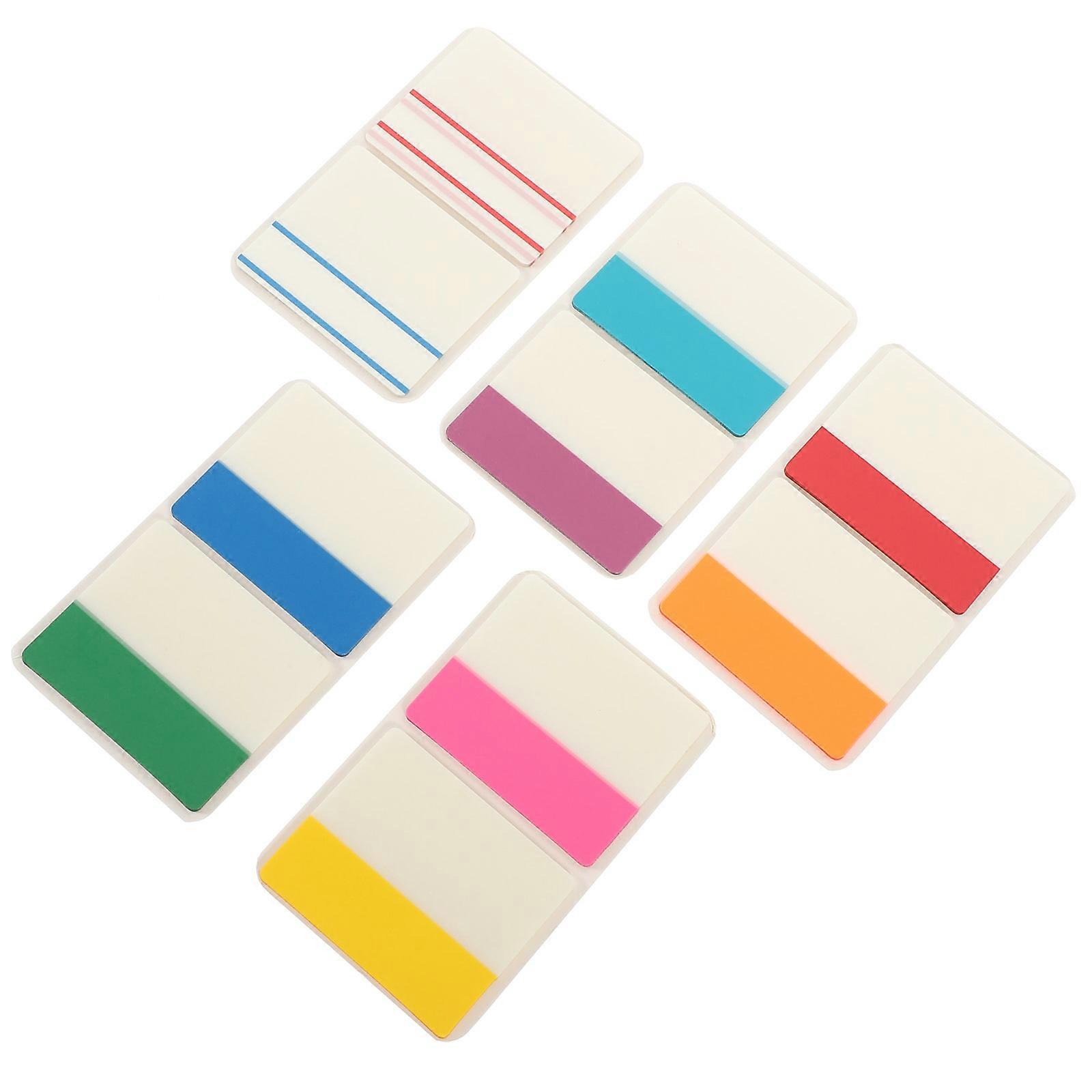 Page Markers For Books Sticky Tabs Book Marking Classification Students Office Home 5Pcs