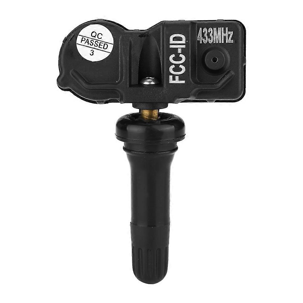 Tyre Pressure Sensor Universal Replacement 433MHz Rubber Stem Durable Design Easy Installation for Vehicle Safety and Monitorin
