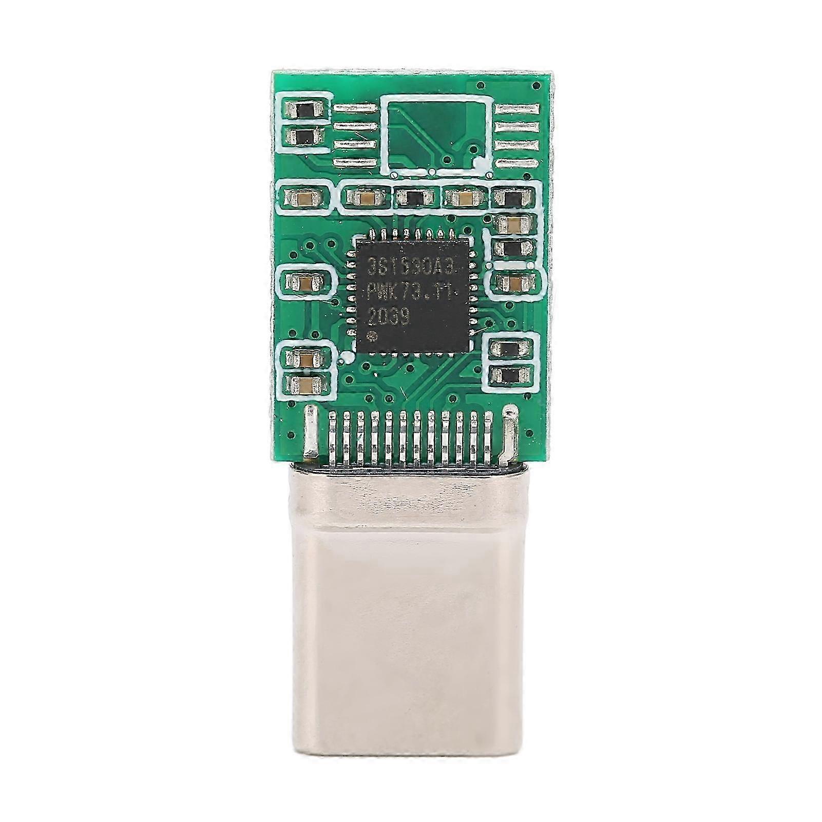 DIY Type C Adapter DAC Decoding Headphone Amplifier Micro Sound Module for Computer Mobile Phone