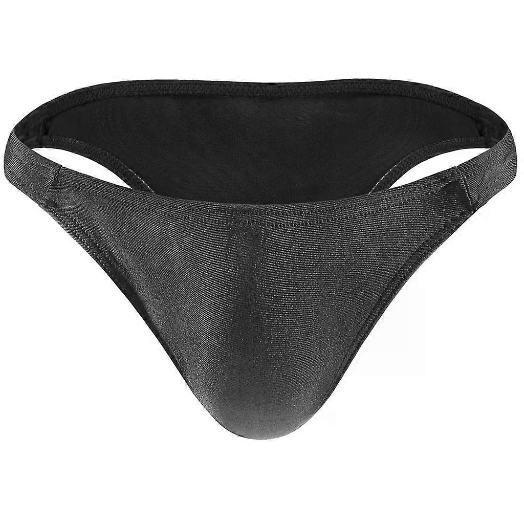 Erotic Men's Underwear Gay U Convex Pouch Briefs Open Back Underpants Jockstrap See-Through Thong Ultra-thin Bikini Tangas