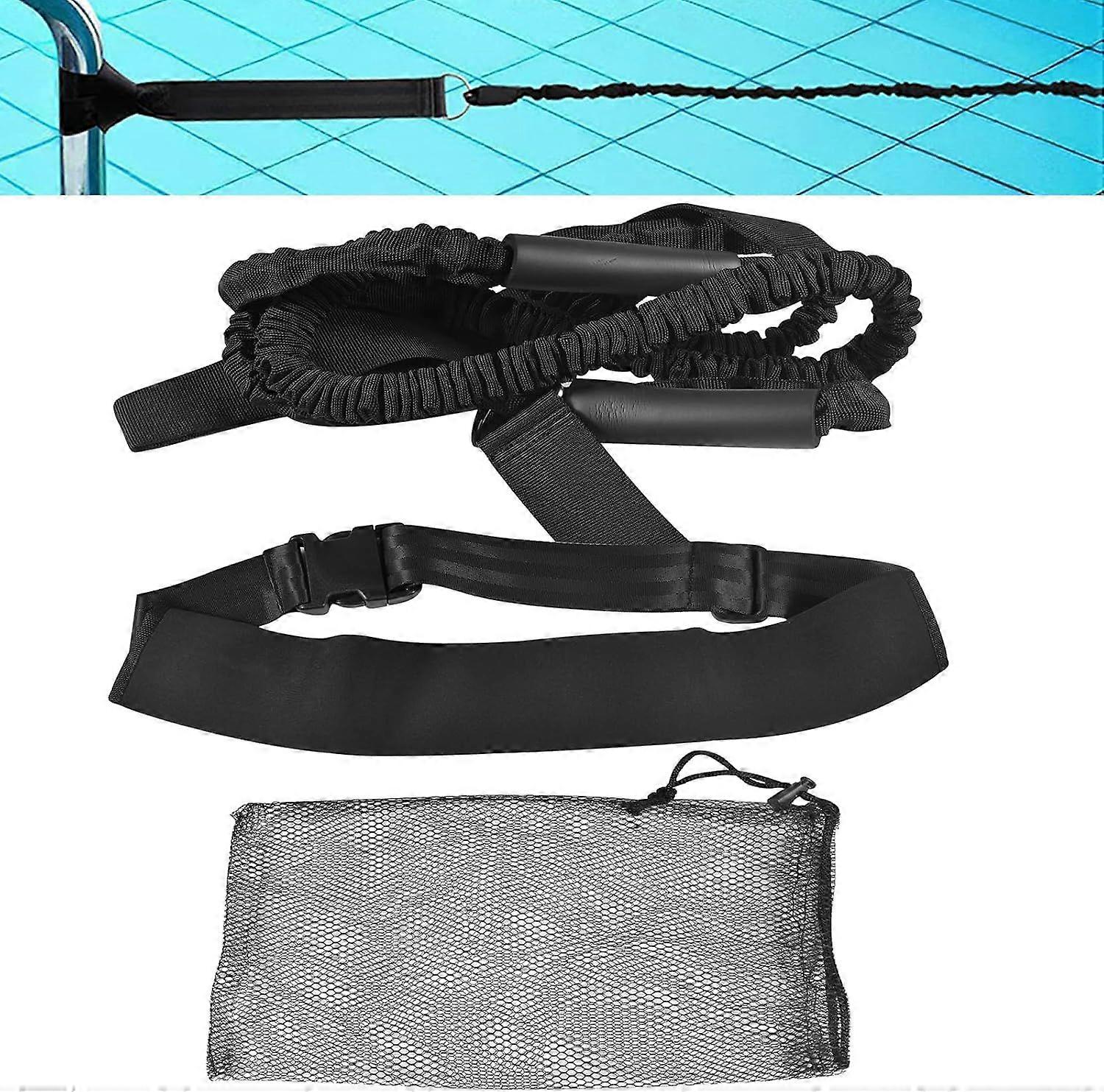 Swimming belt 2-8m adjustable swimming resistance belt with net and adjustable belt for adult swimming trainer, any swimming pool without countercurre