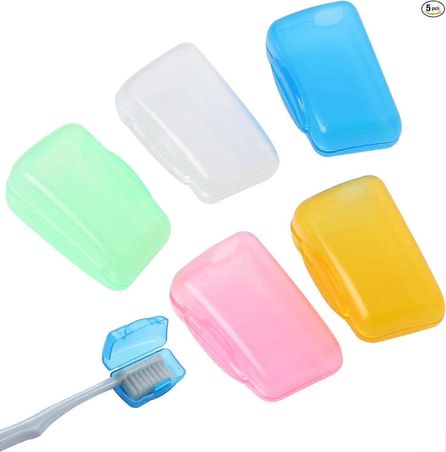 5Pack Portable Travel Toothbrush Covers Toothbrush Head Protector Toot