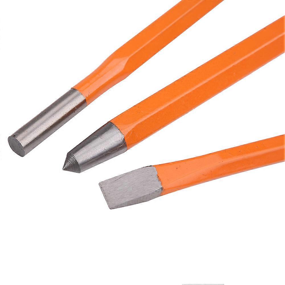 12 Pcs Professional Mechanics Punch and Chisel Set Machine Taper Tool Steel Chisel