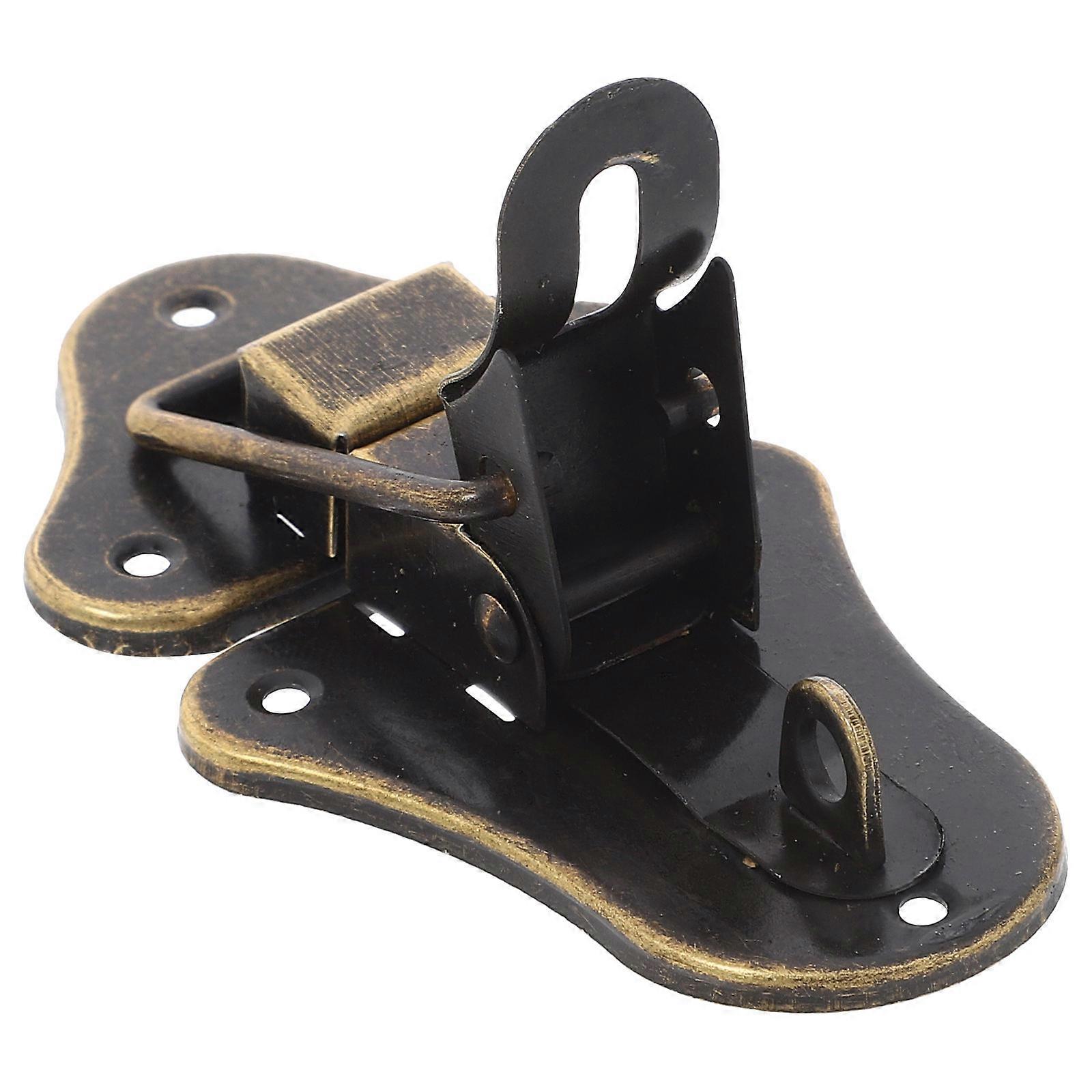 Metal Latch Hardware Hasps for Packaging Applications Iron 9.50X5.10X1.50CM Easy Opening and Closing 1Set