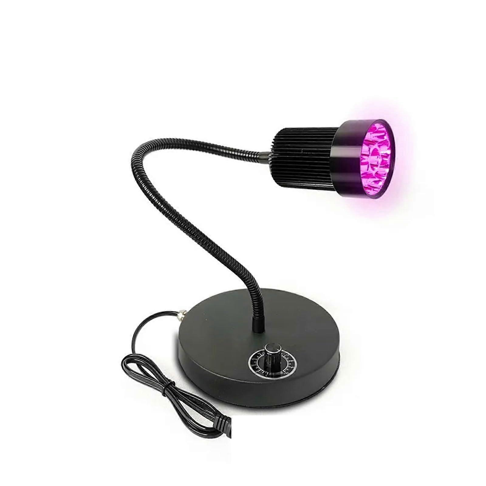 UV UV Curing Lamp 100W Adjustable UV LED 405/395/365 Nm Model 365n UK Plug For Epoxy Glue Resin PCB Repair Green