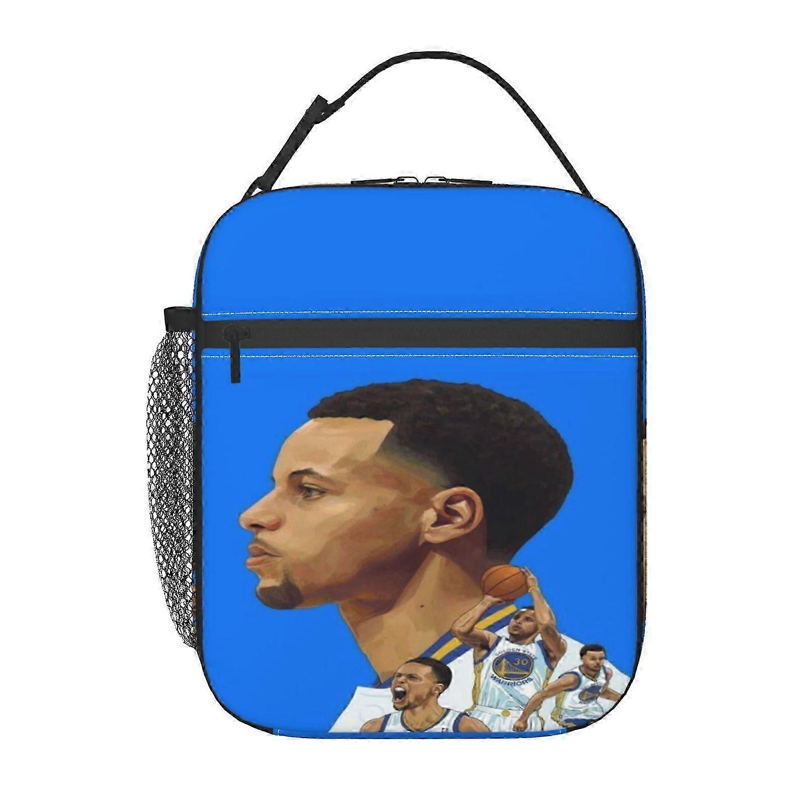 Stephen Curry Lunch Bag with Heat-Resistant Base & Drink Holder, Durable for Daily Commute
