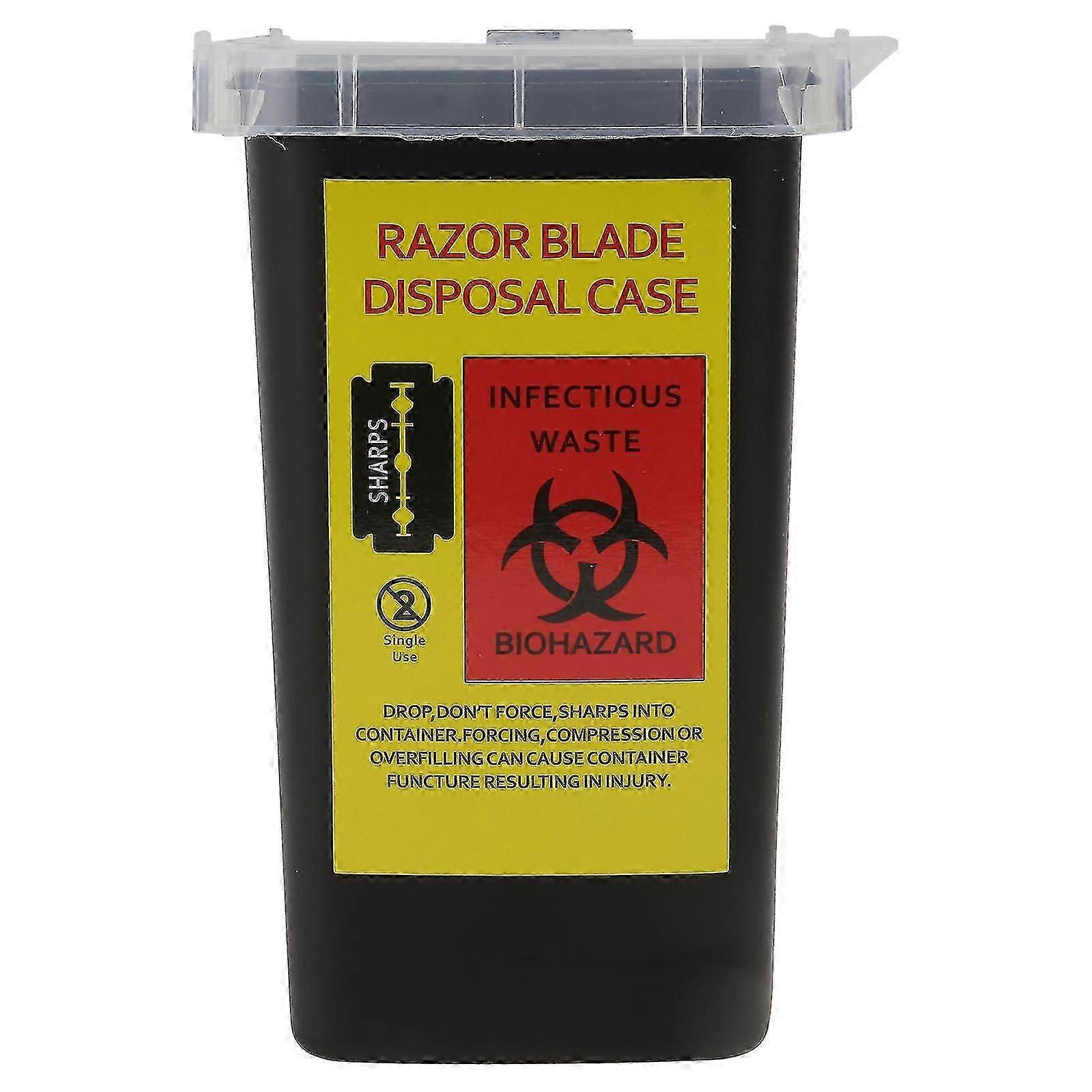 Blades Dispenser Razor Disposable Storage Case Barbershop Salon Recycling Box