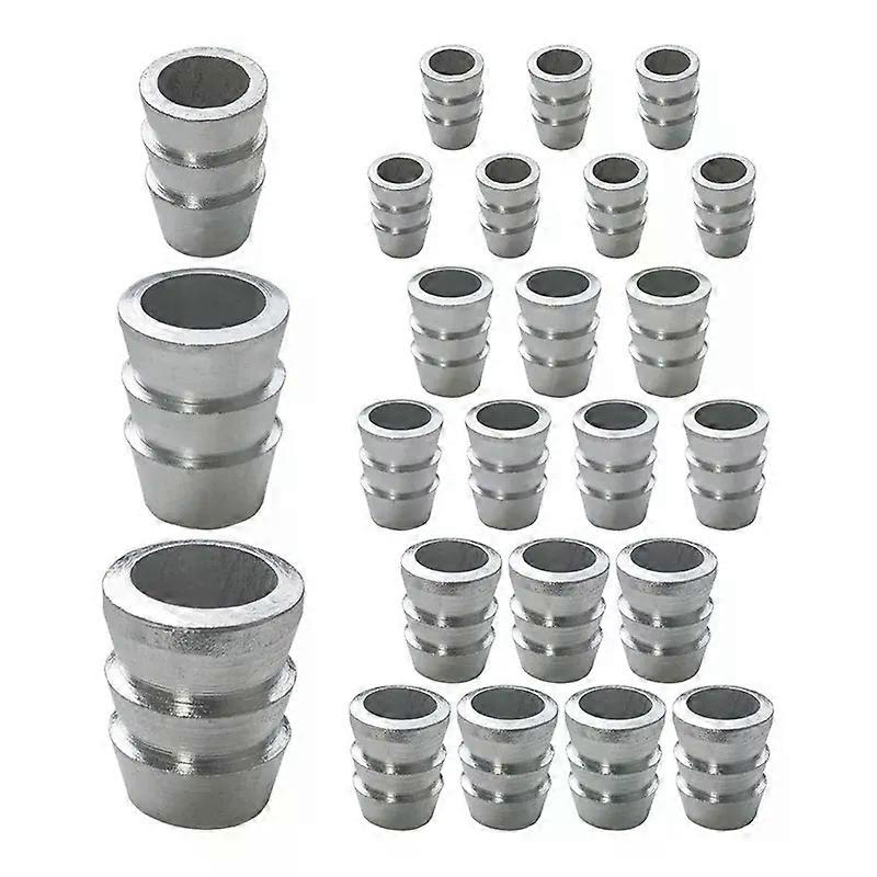 A84E-21 PCS Extended Round Axe-Handle Wedge Safety Metal Wedge Hammer Handle Wedges Steel Wedge (055/063/071Inch)