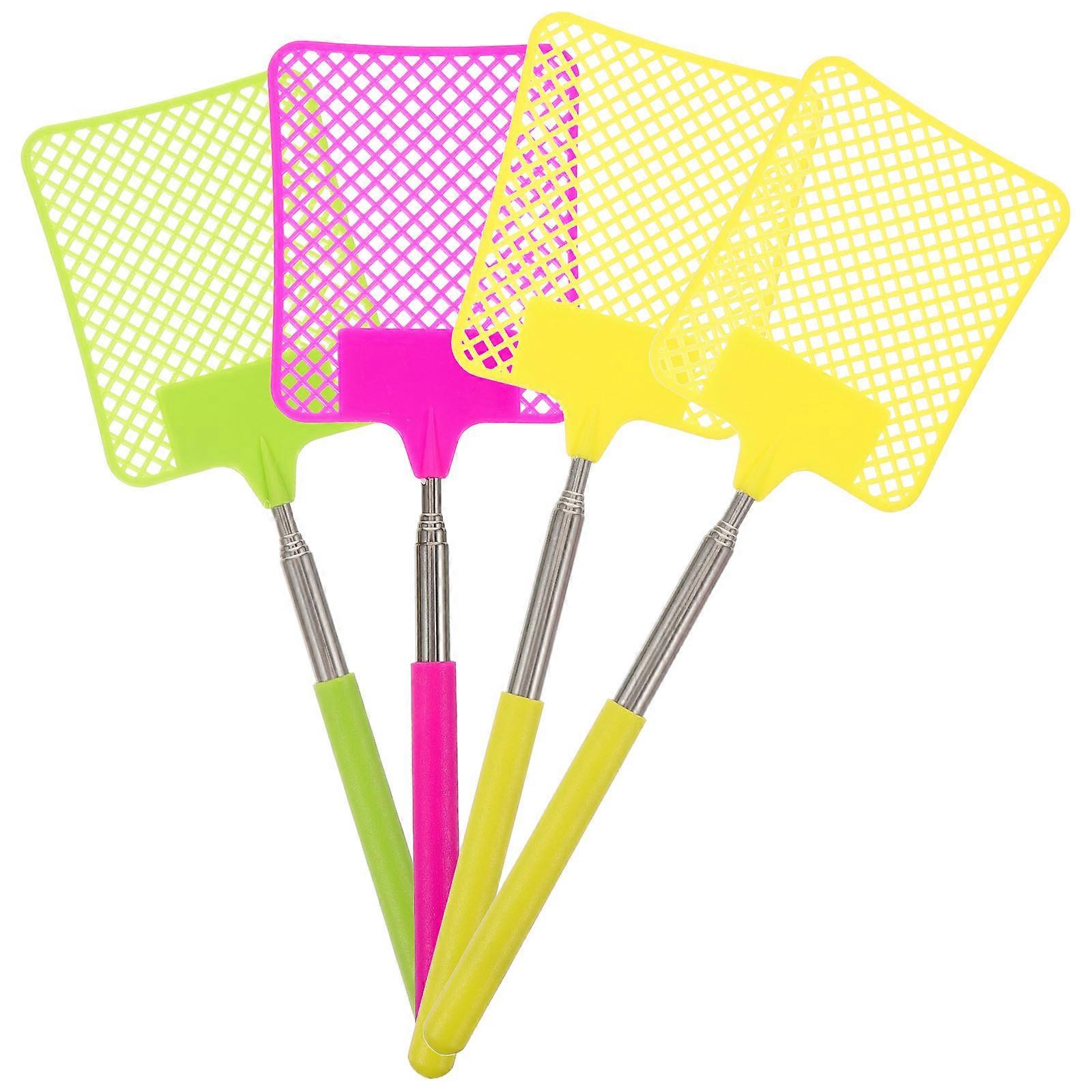 Mosquito Killing Control With Stainless Steel Handle Plastic Grip 4Pcs For Indoor