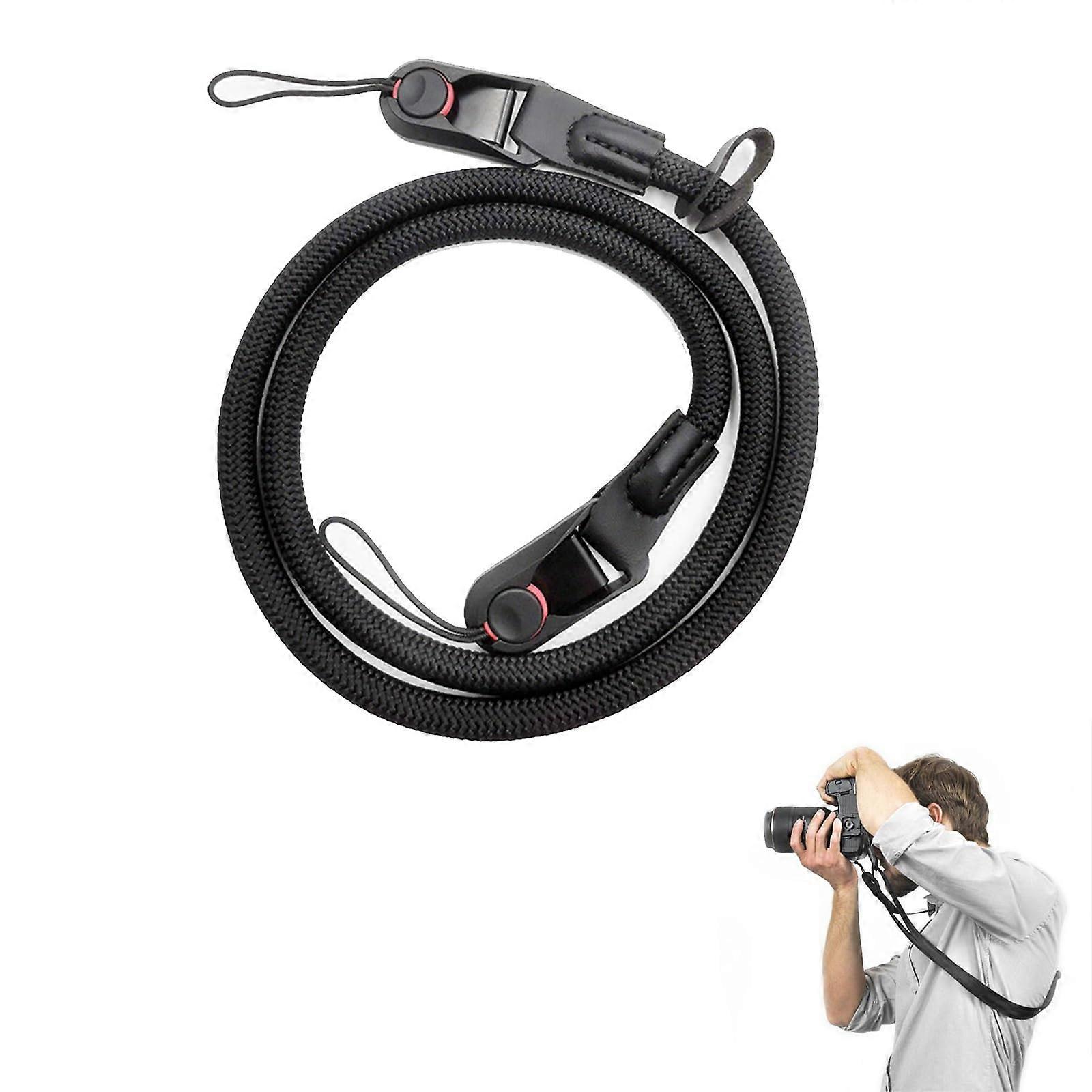 Camera strap with quickrelease, 110cm, climbing rope, for SLR DSLR camera