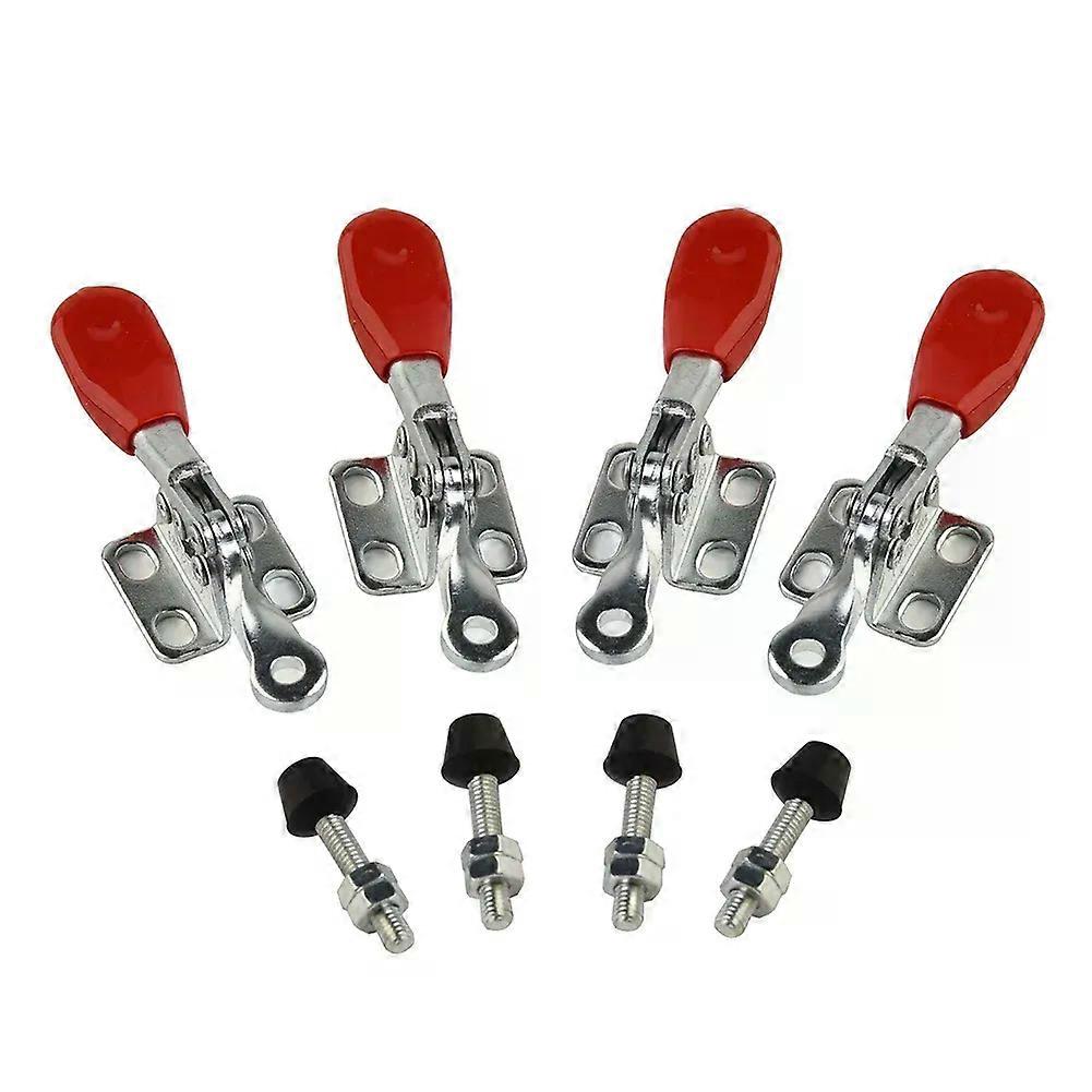 4pcs Toggle Clamps 80mm Equipment Fixing Hand Tool Horizontal Quick Release Set New Practical Hot High Quality