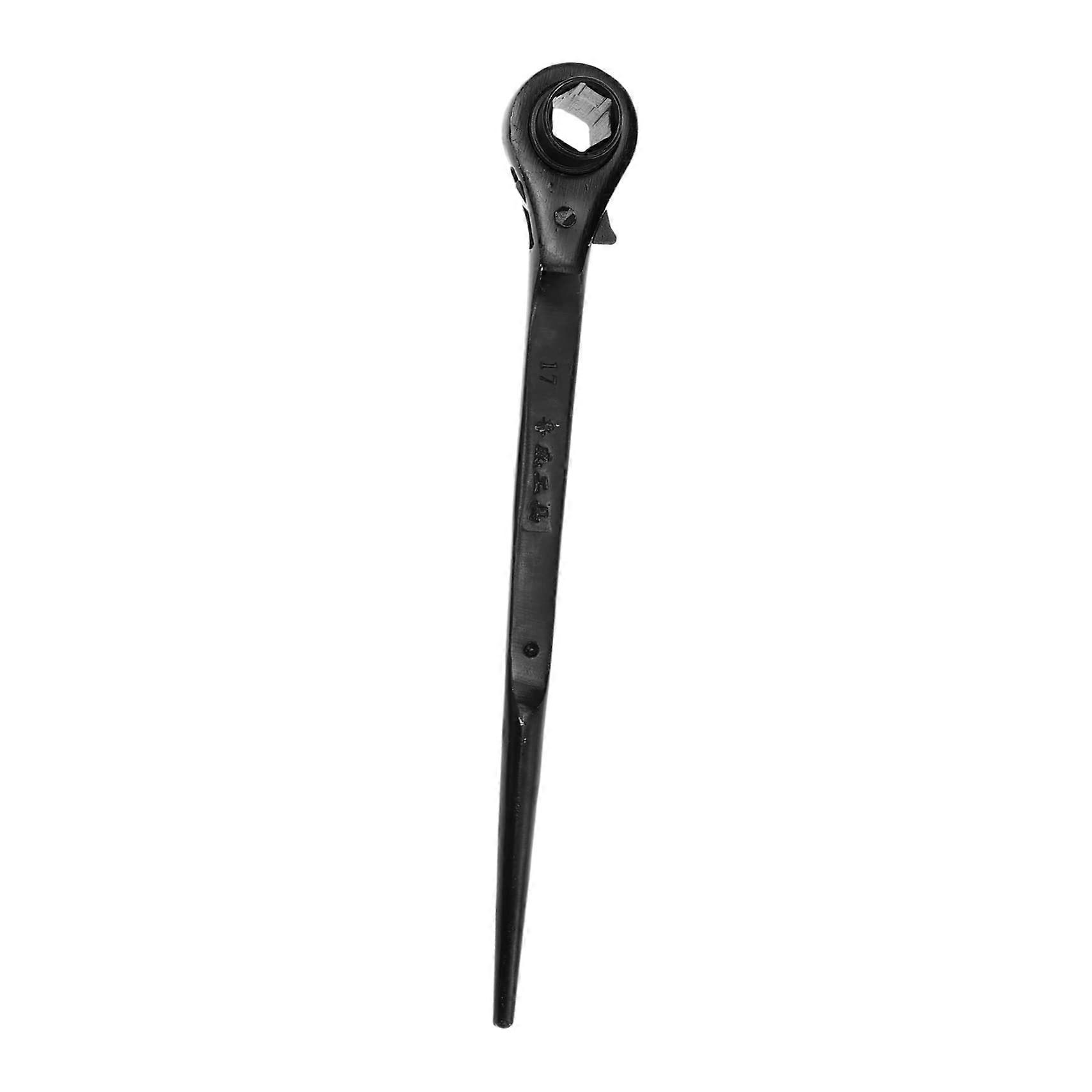 Ratchet Wrench with Sharp End, Durable Black Powder-Coated Socket Wrench for Precision Repairs in Tight Spaces