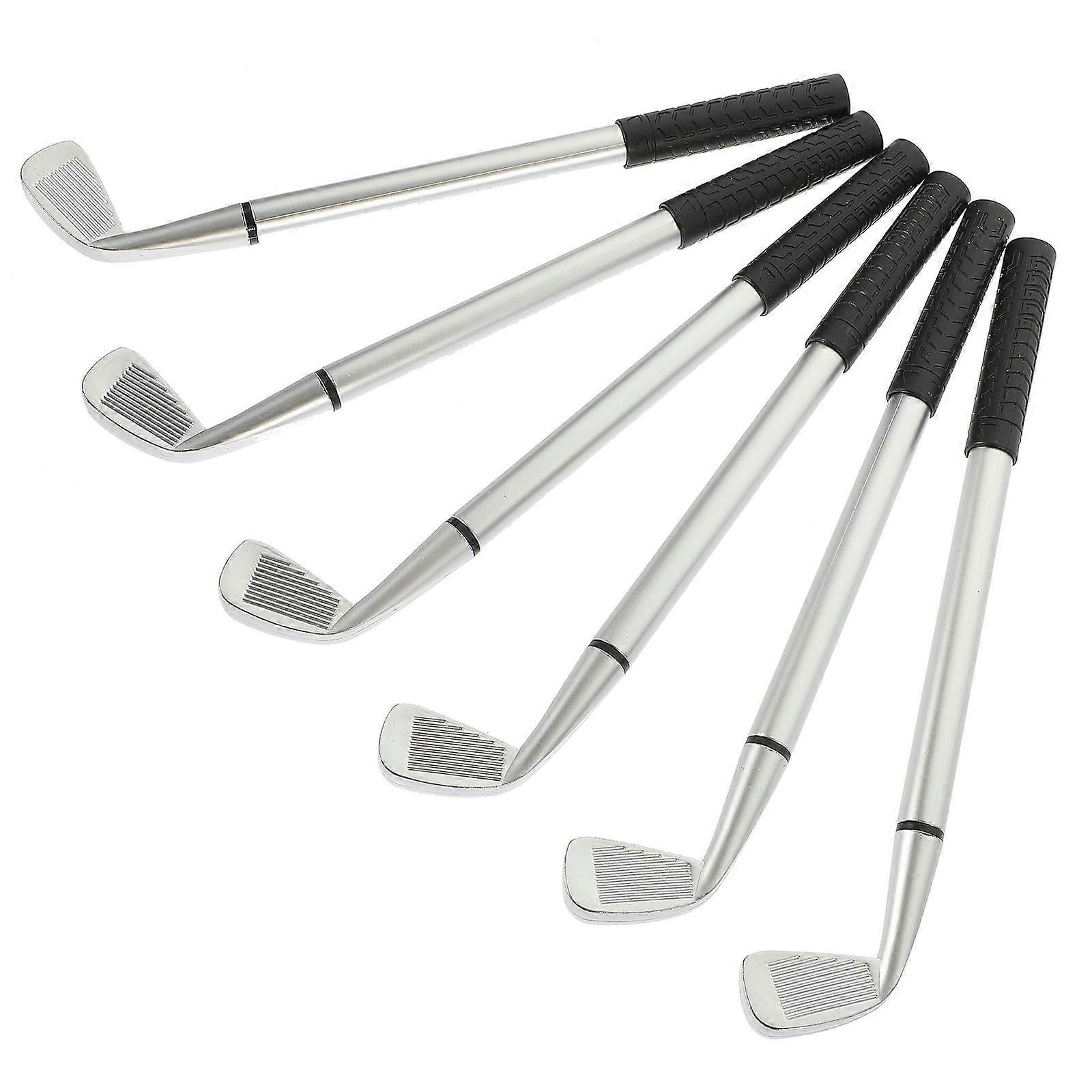 Metal Pen Chic Stationery Novelty Golf Enthusiasts 6Pcs