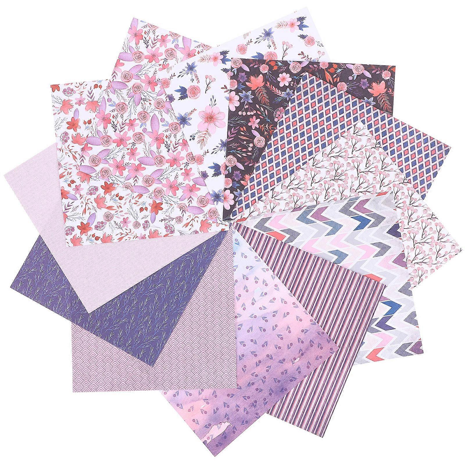 Scrapbook Background Paper Handmade Scrapbook Paper Reminder Notes For Children Friends 24 Sheets