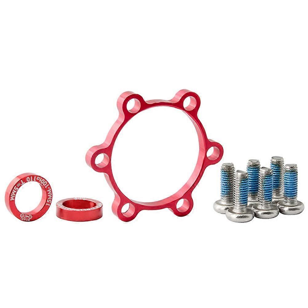 Bicycle Professional Boost Hub Conversion Adapter for Front Rear Disc Brake Red, 5 mm 5mm Red