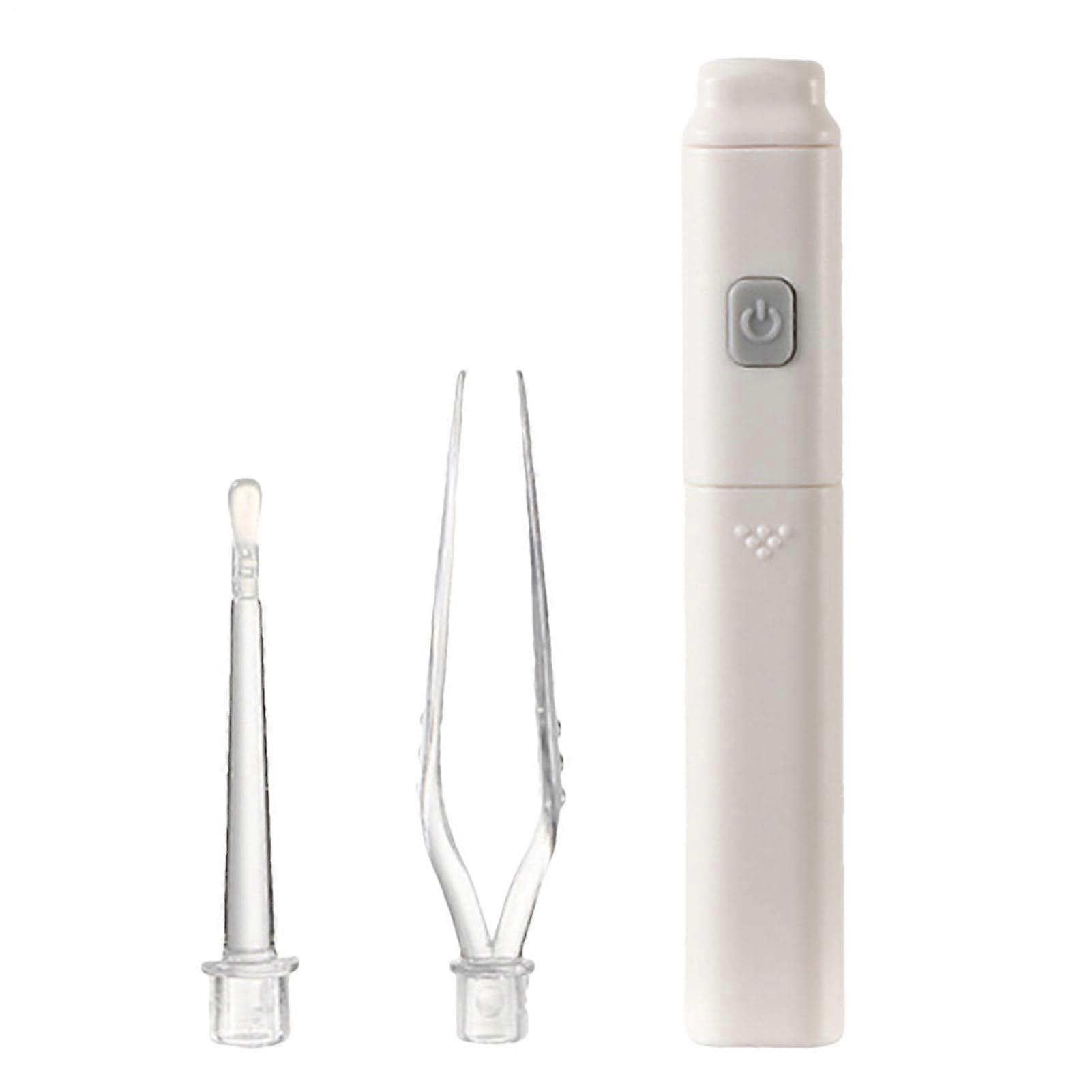 Earwax removal  Ear cleaner with light  Soft silicone tip ear pick spoon