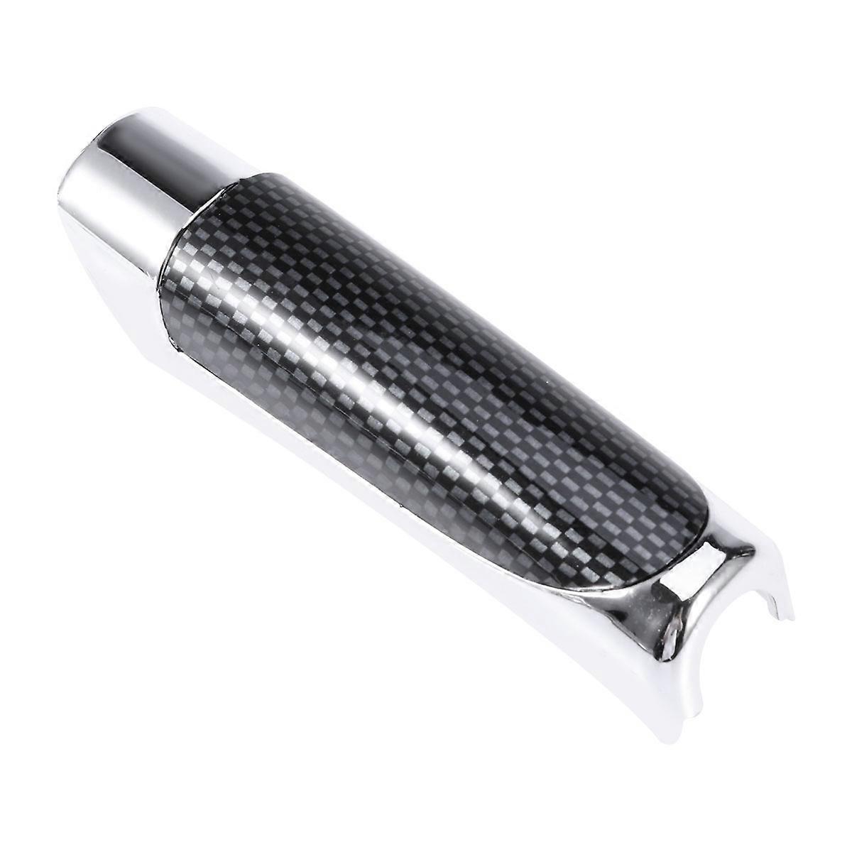 Black ABS Cover with Carbon Fiber Pattern for Car Use Protects from Damage and Dust 6.5 Inch