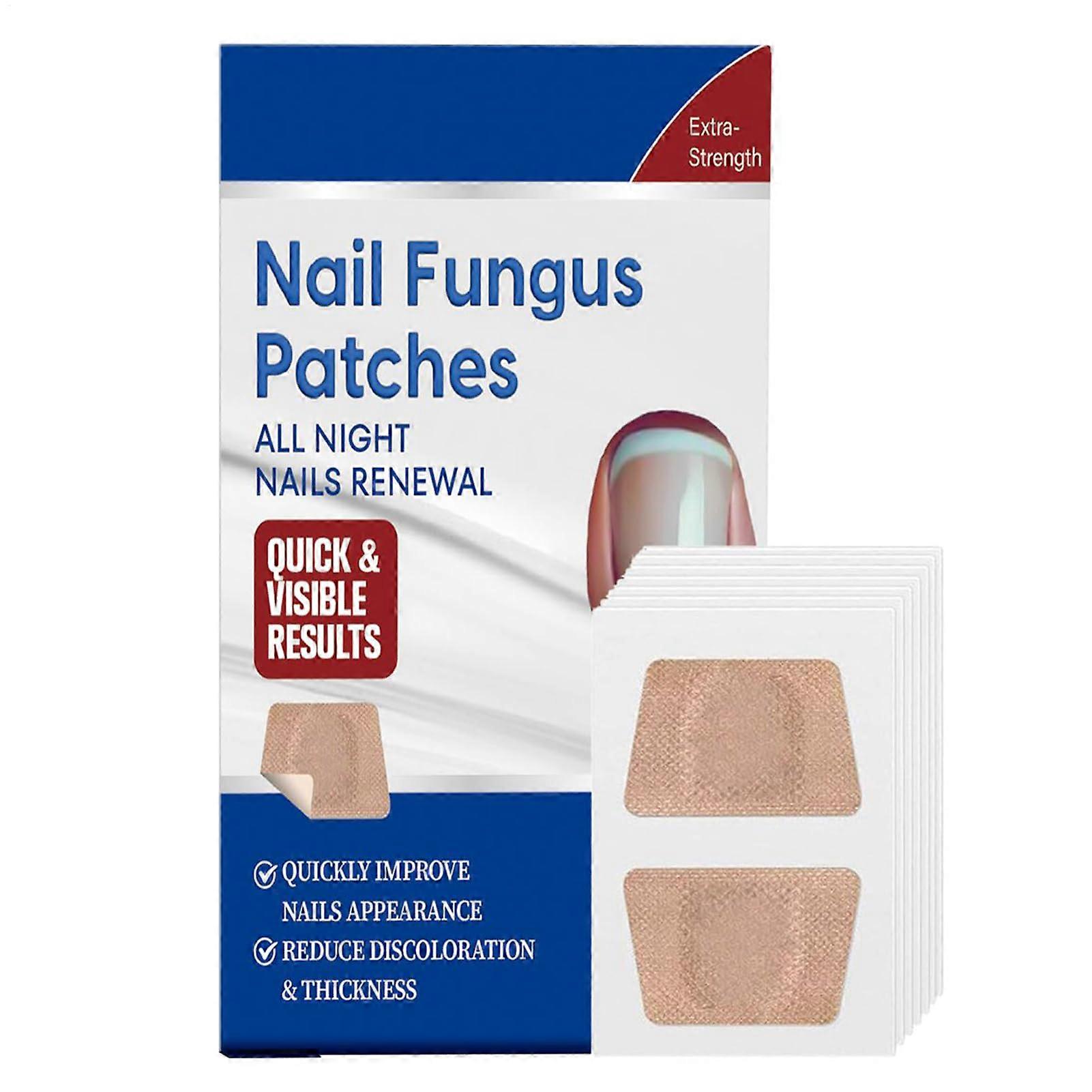 Nagelpatches - Atmungsaktive Fußnagel-Patches für Nagelschäden, Dünne Folien-Pflaster für Füße, Flexible Pflege für Fersen