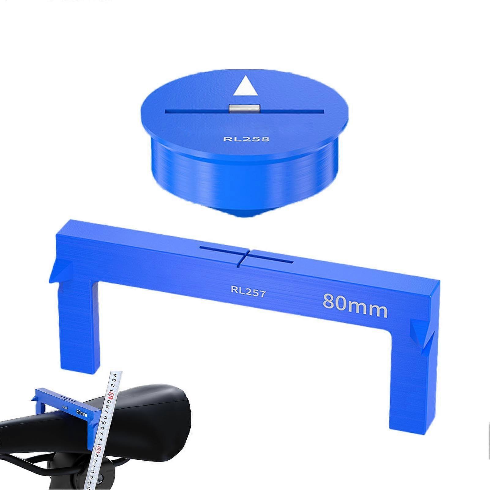 Cycle Seat Height Measure Tool - Lightweight Cushion Height Adjustment Device for Home, Travel, and Outdoor Riding, Compact Design