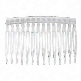 50pcs peignes à cheveux clairs pour les femmes, peignes latéraux à 14 dents, accessoires pour cheveux de mariée, pinces à cheveux pour filles