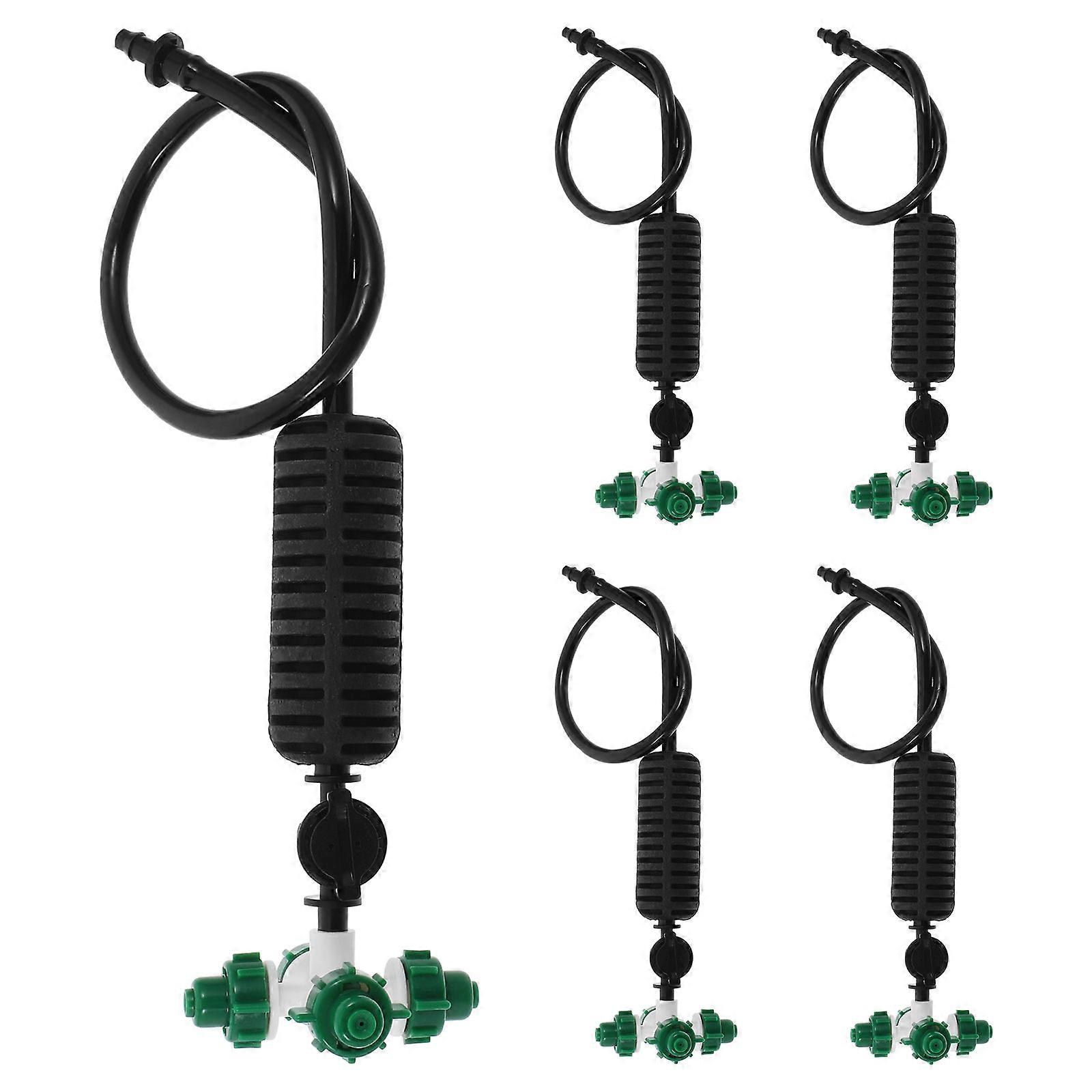 5pcs Adjustable Cooling Spray Nozzle for Garden, Greenhouse & Flower Irrigation – Wide Coverage, Antidrip Design, Easy Installation