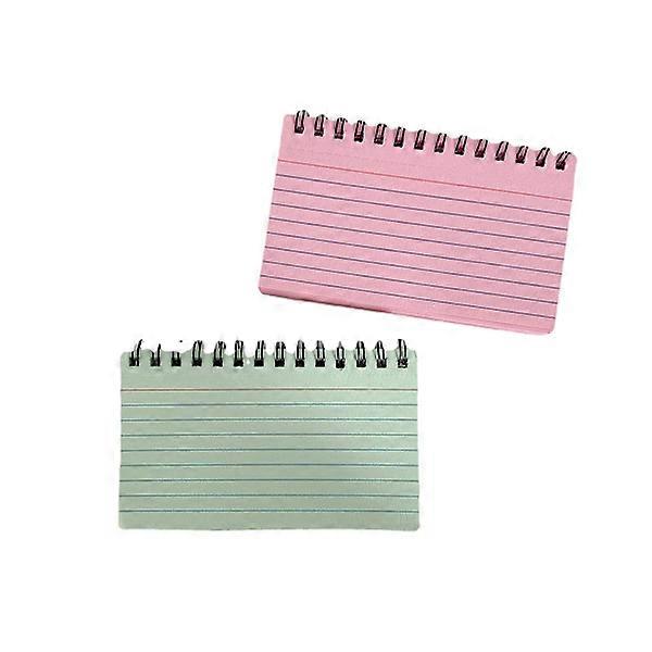 Simple Horizontal Line Colorful Tearable Spiral Notebook Index Card Small Notebook Creative Notebook High-Grade Notebook