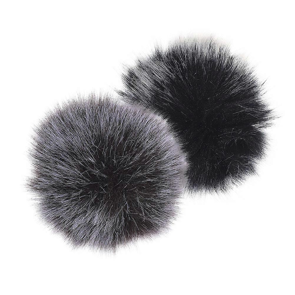 4pcs Mini Furry Windscreen Covers for Lavalier Mics, Lightweight Lapel Mic Windshield Dead Cat Muff, Soft Durable Noise Reducing Shield for Outdoor