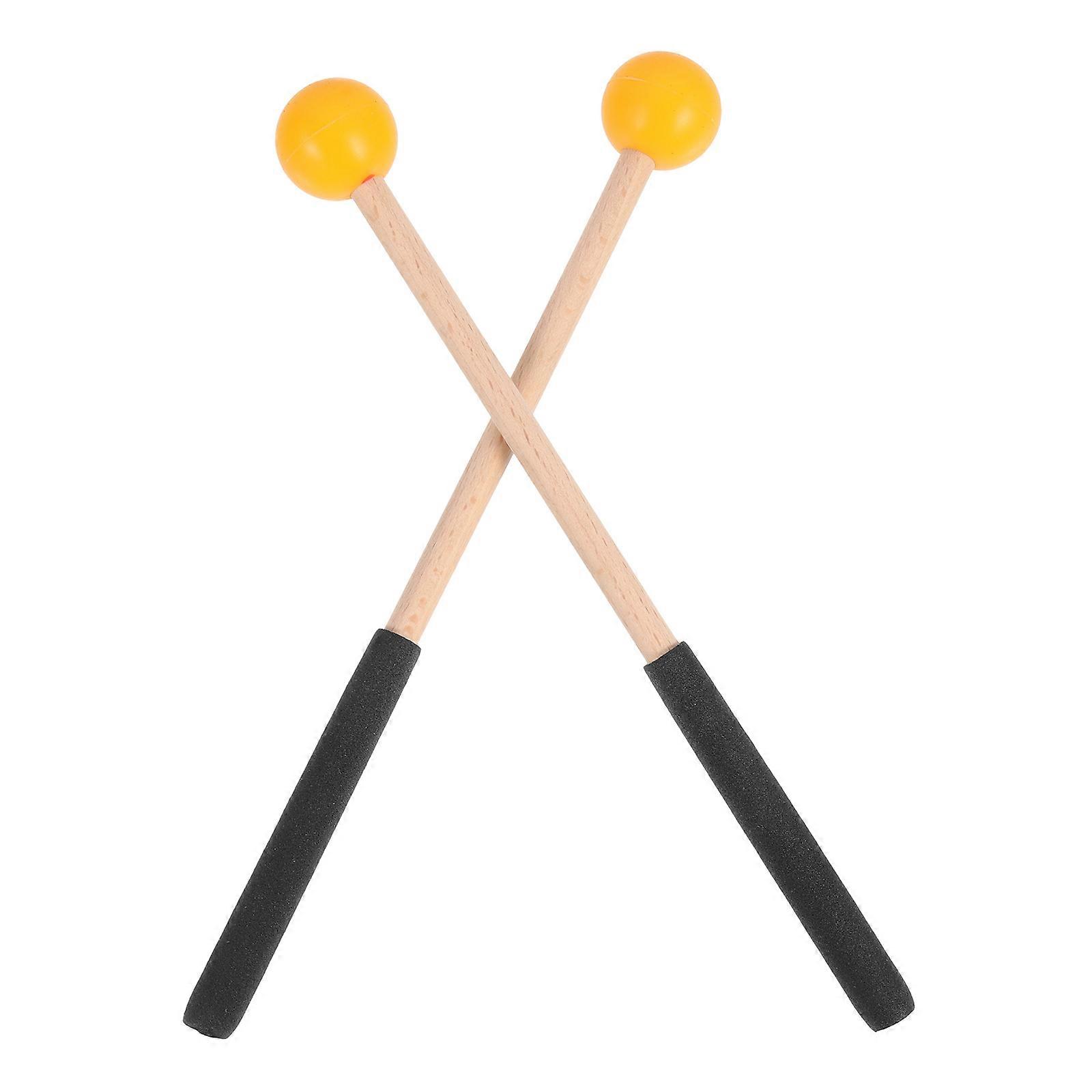 Durable Marimba Mallets with High Grade Wooden Handles – Comfortable Percussion Sticks for Xylophone, Piano & Rhythm Instruments – Safe, Non Cracking