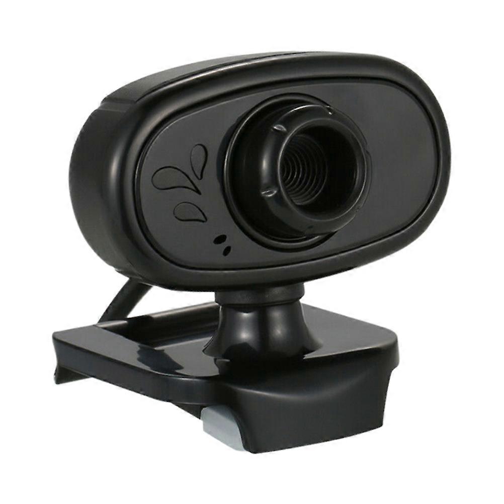Durable Web Camera with Mic for Computer Featuring High Precision Optical Lens and Black Design 0.3M Pixels
