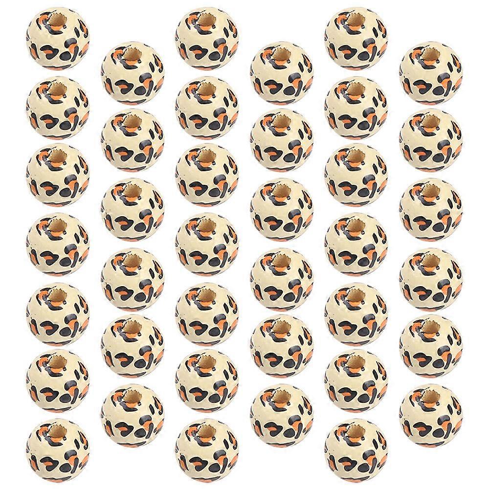 Leopard Print DIY Craft Beads for Bracelet Making Supplies Unique Elegant synthetic material